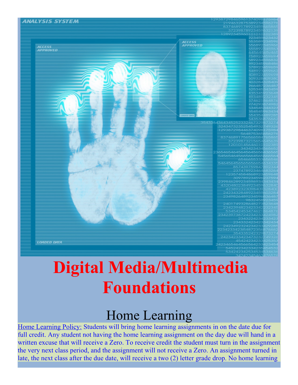 Digital Media/Multimedia Foundations