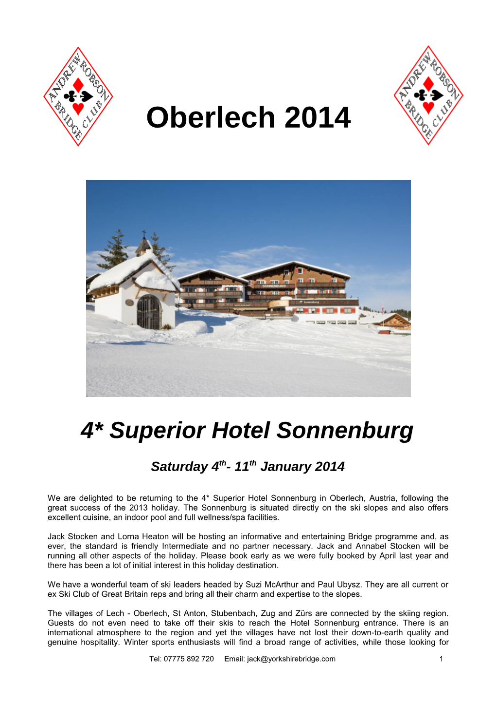 4* Superiorhotel Sonnenburg