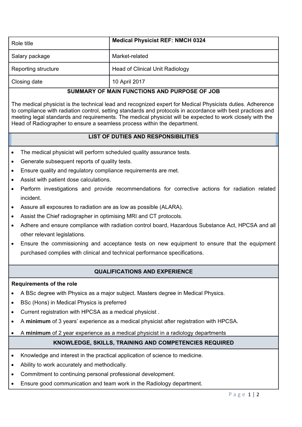 The Medical Physicist Will Perform Scheduled Quality Assurance Tests