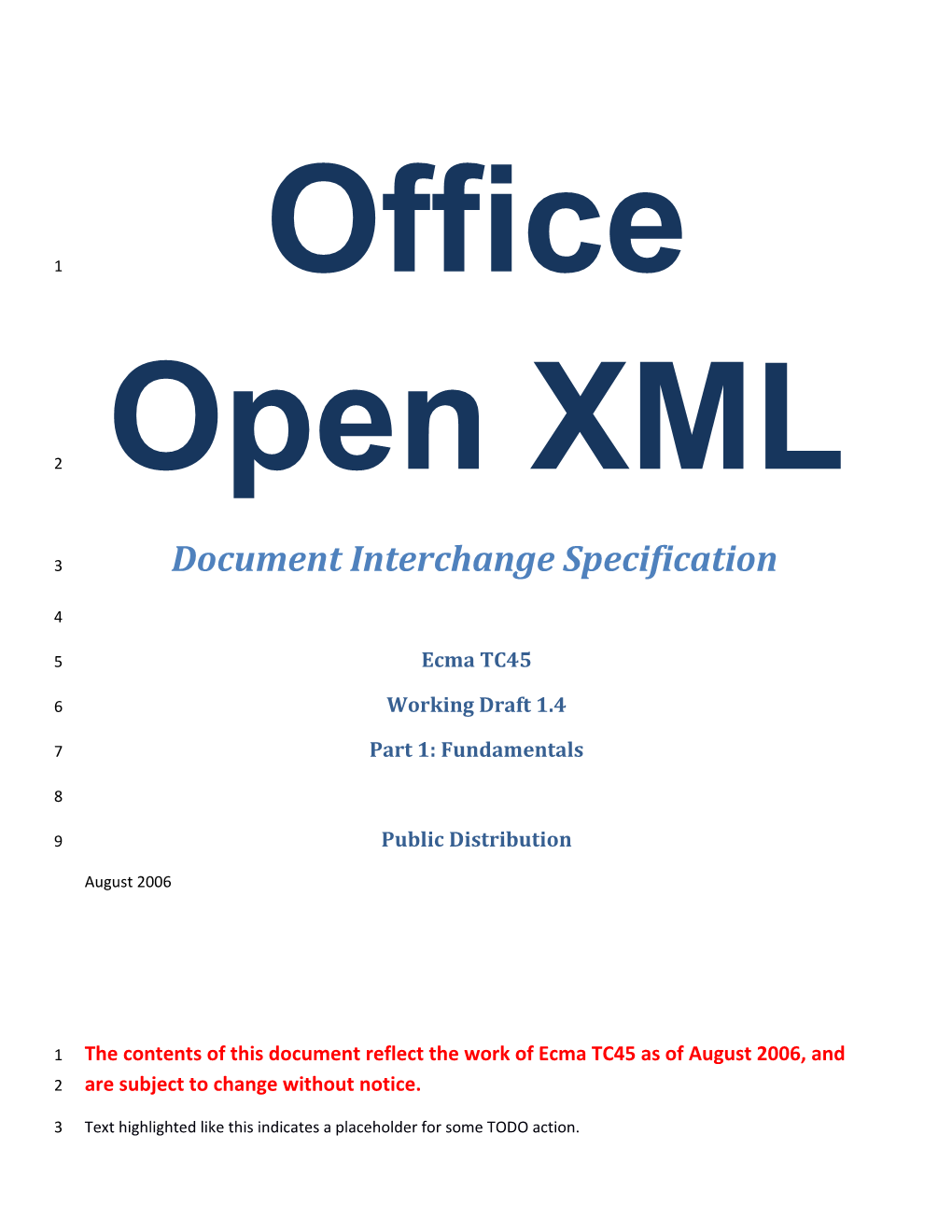 Document Interchange Specification