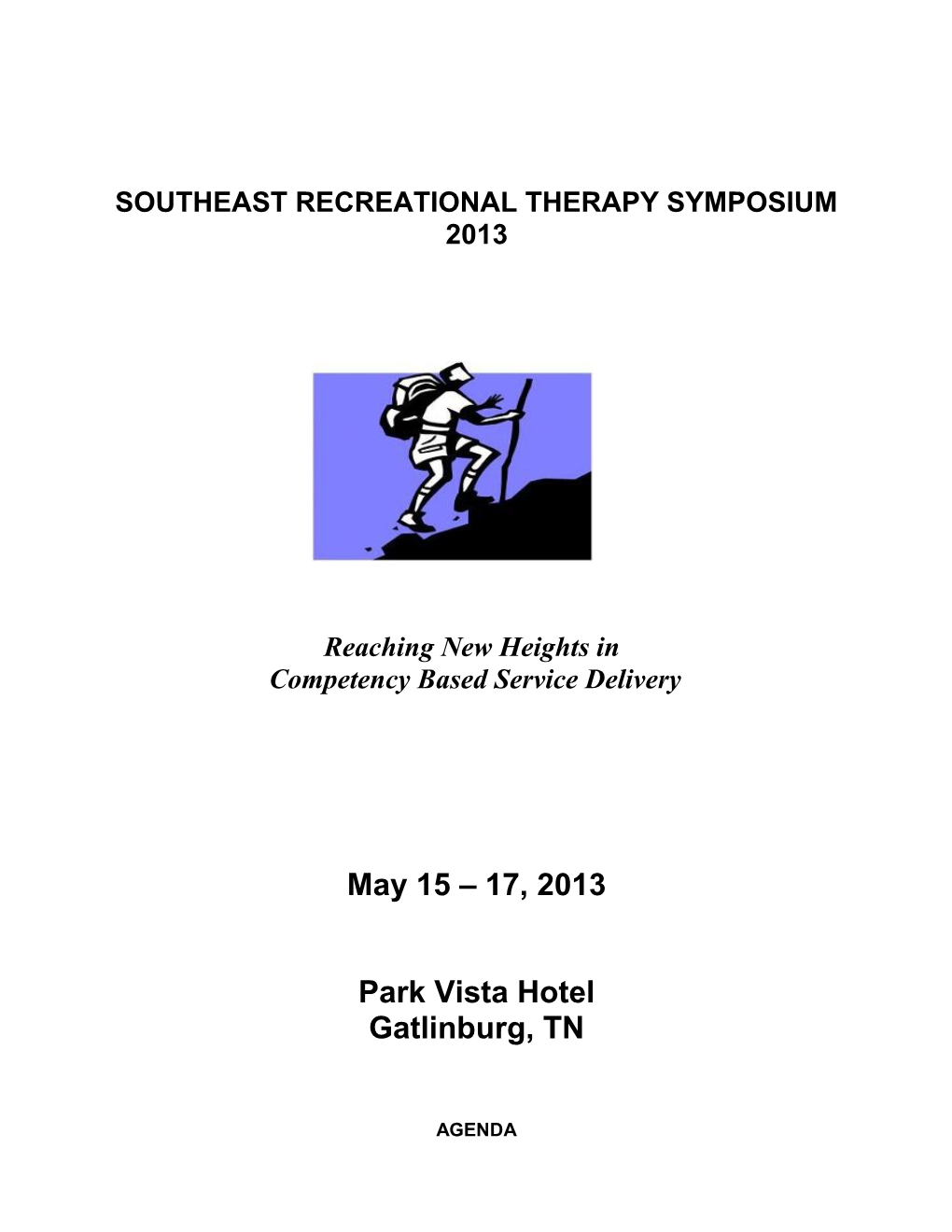 Southeast Recreational Therapy Symposium2013