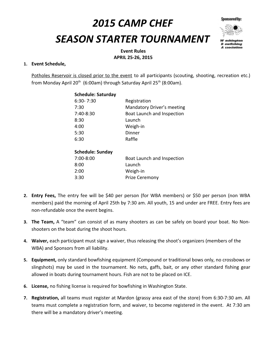 Season Starter Tournament