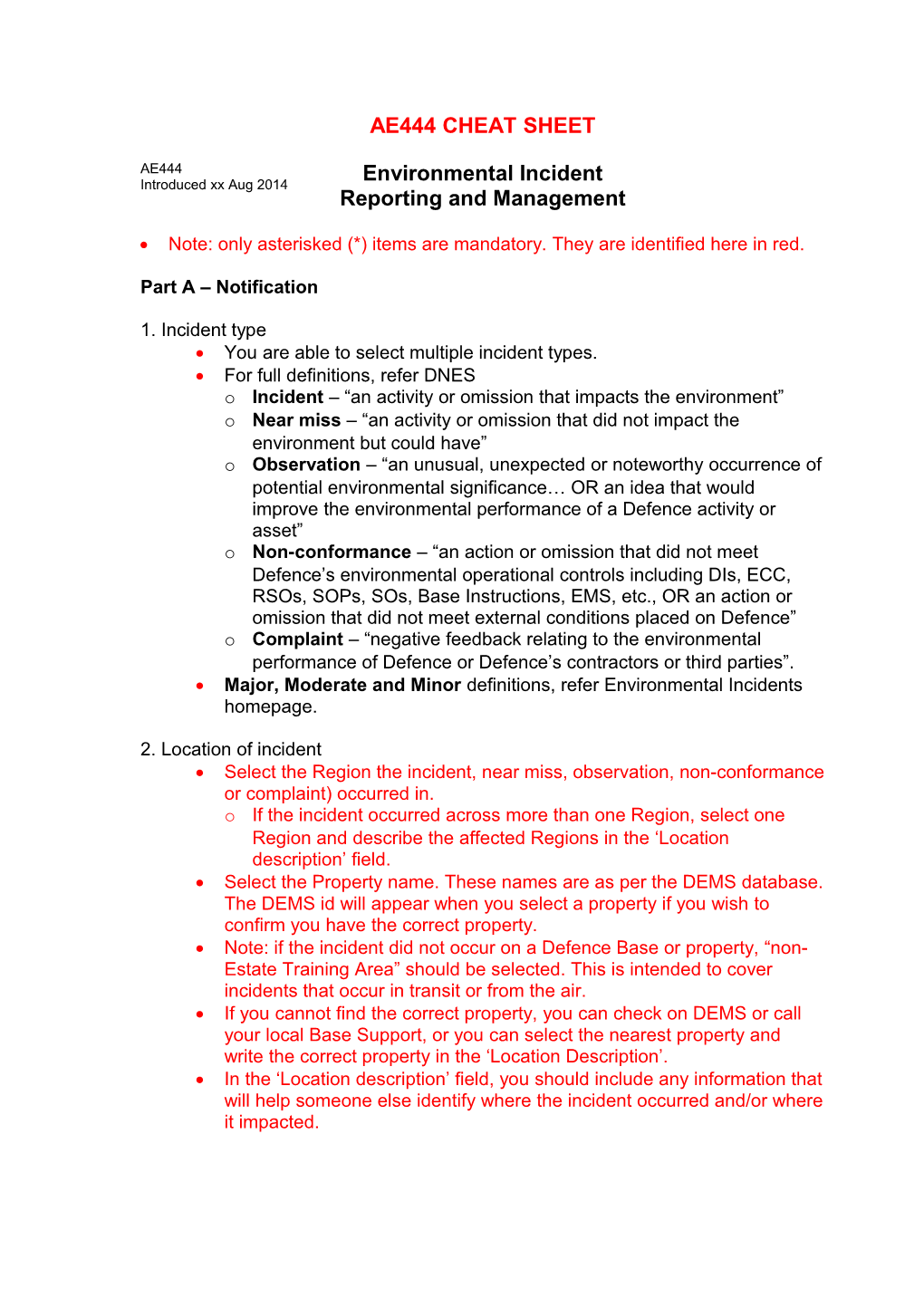 Ae444 Cheat Sheet