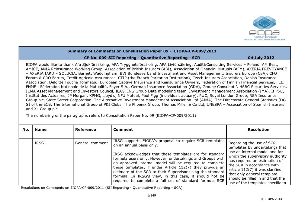 Comments Template QRT SCR Final