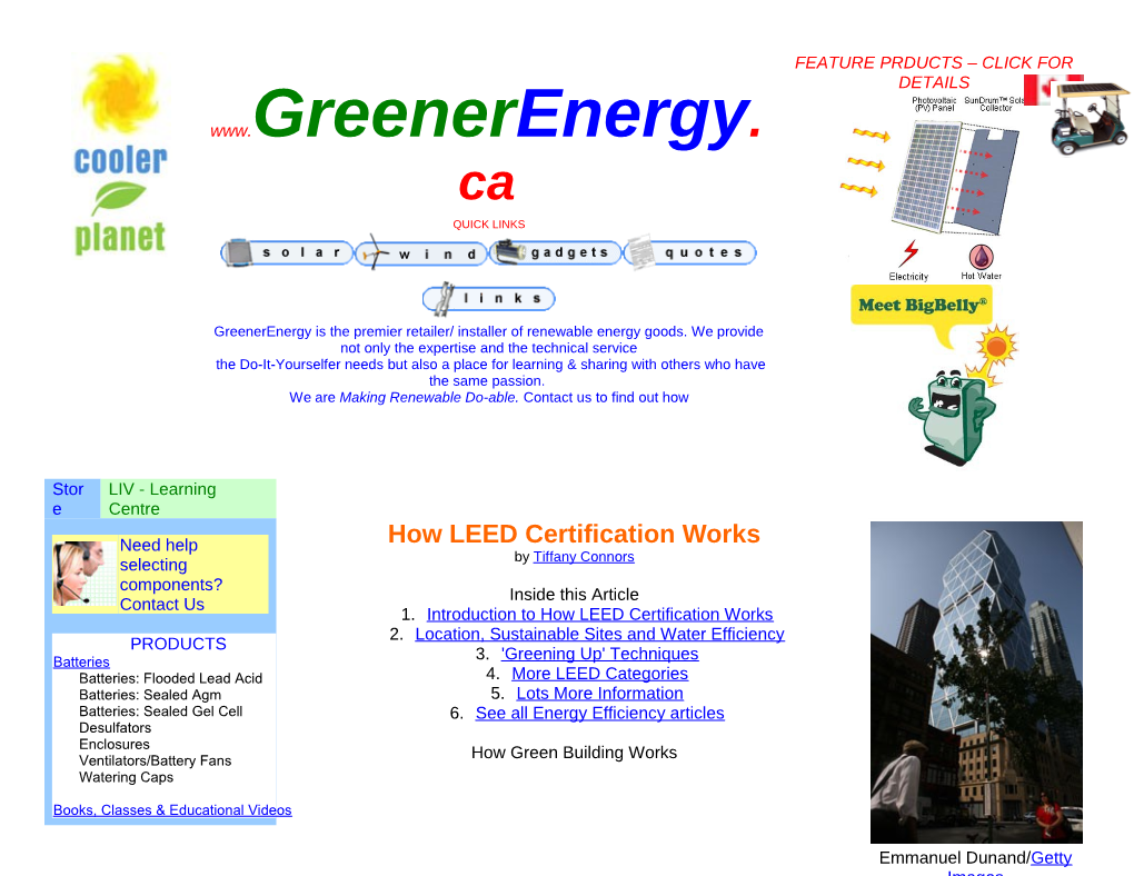 How LEED Certification Works
