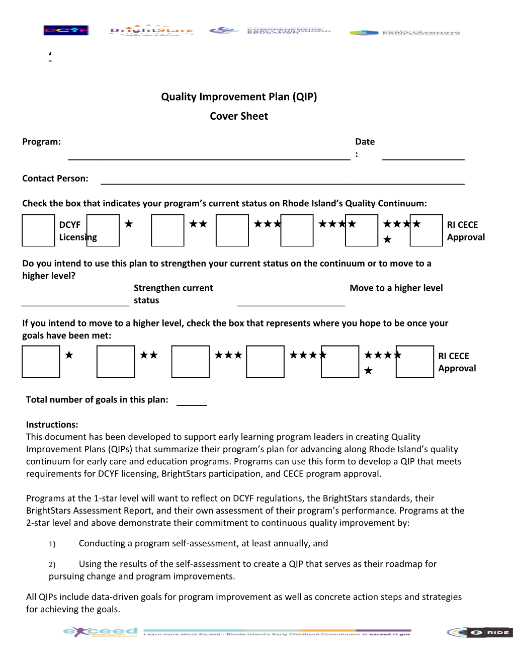 Common QIP Form