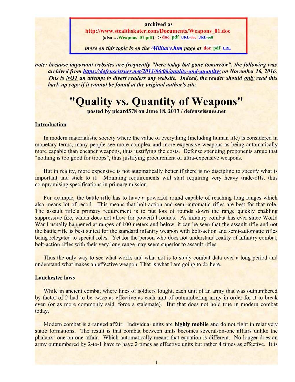 (Also Weapons 01.Pdf) =&gt; Doc Pdf URL-Doc URL-Pdf