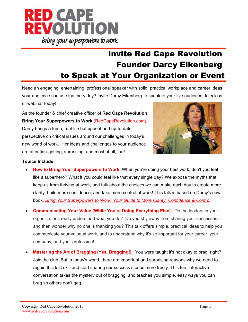 To Speak at Your Organization Or Event