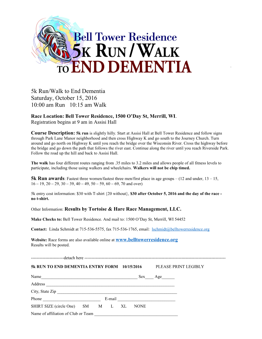 5K Run/Walk to End Dementia