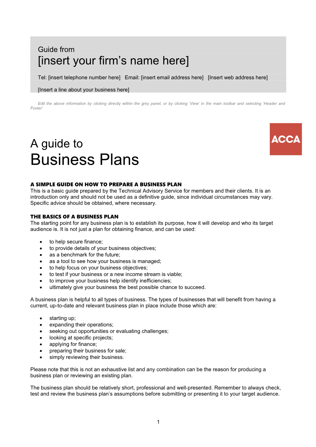 A Simple Guide on How to Prepare a Business Plan