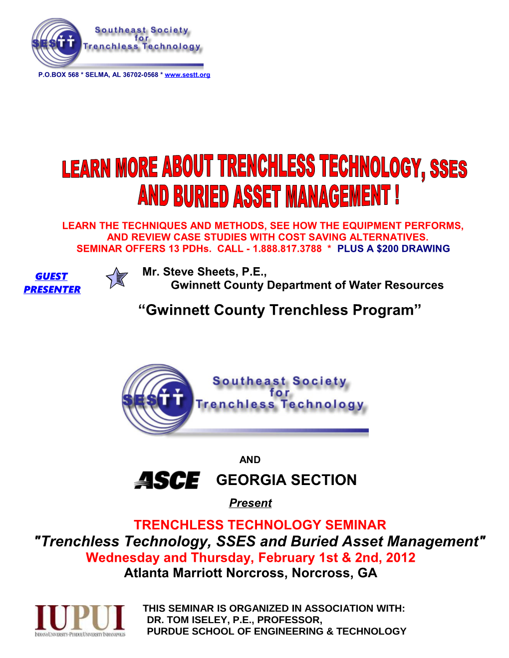 Trenchless Technology Seminar