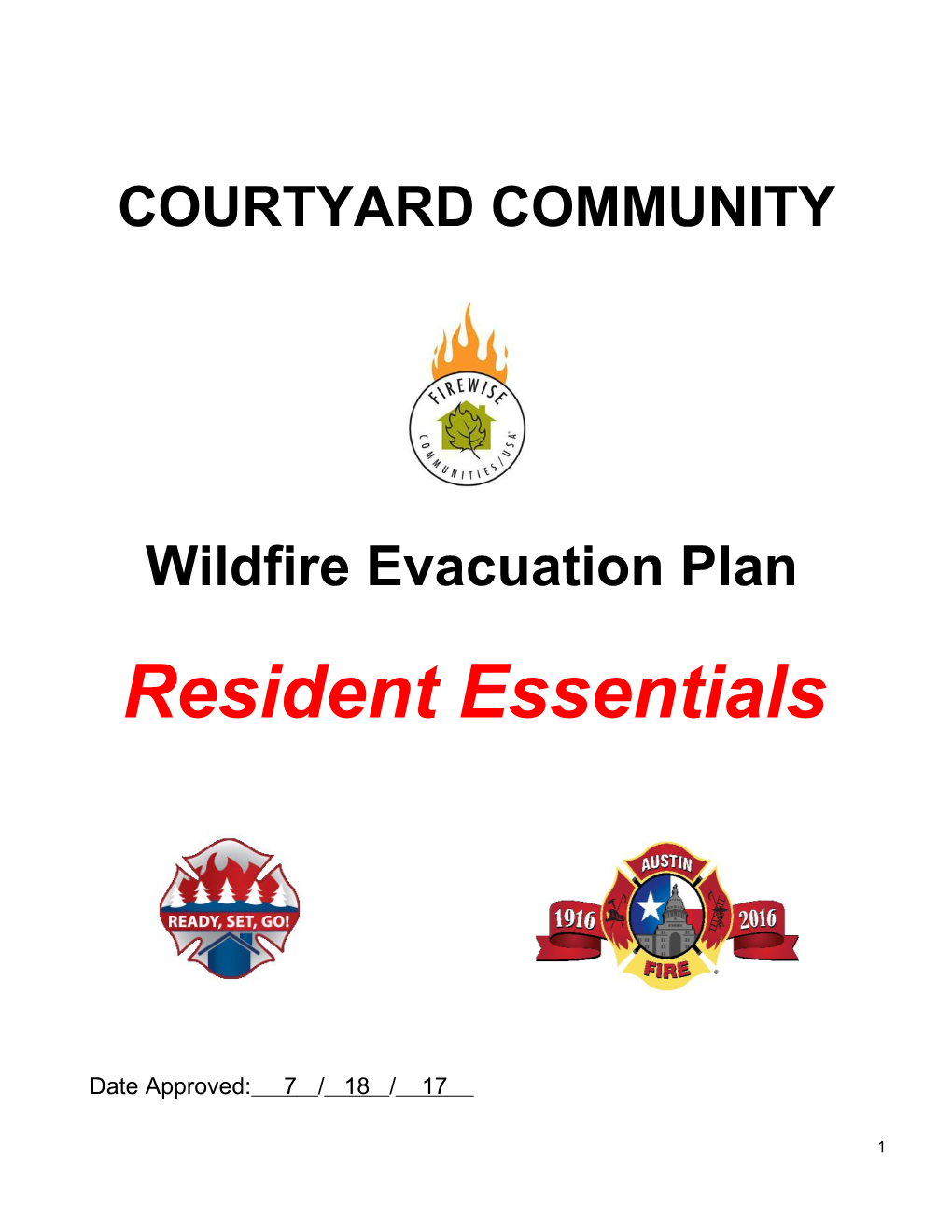 Wildfire Evacuation Plan