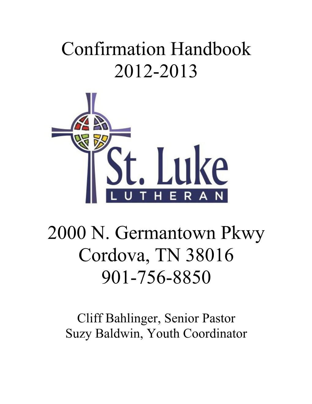 Confirmation Handbook