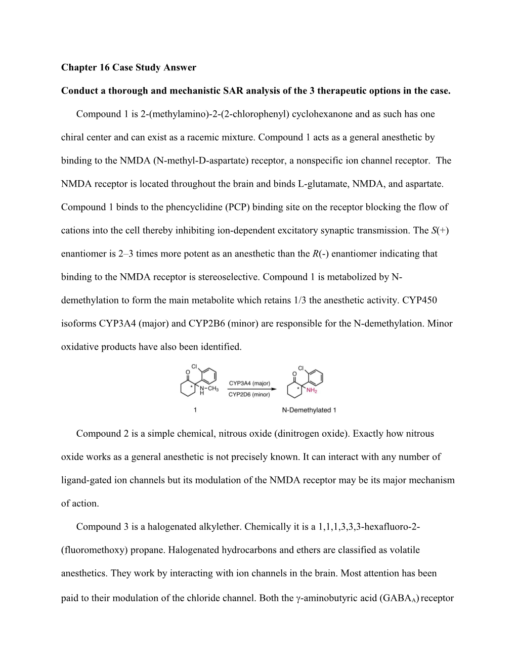 Chapter 16 Case Study Answer