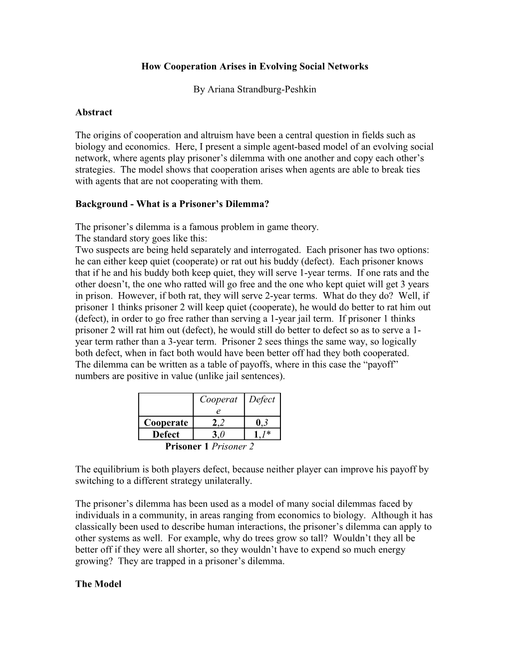 What Is Prisoner S Dilemma