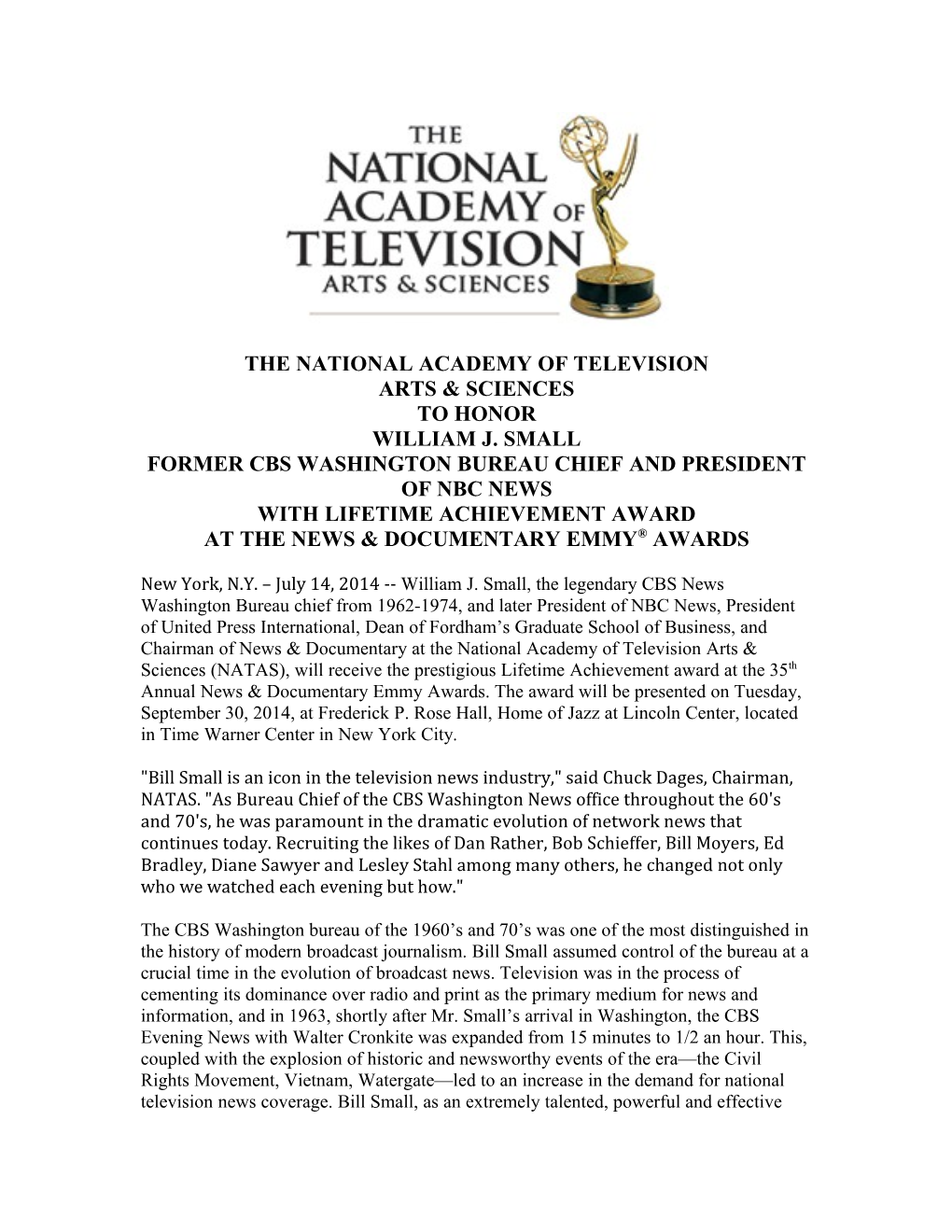 35Th Annual News & Documentary Emmy Awards