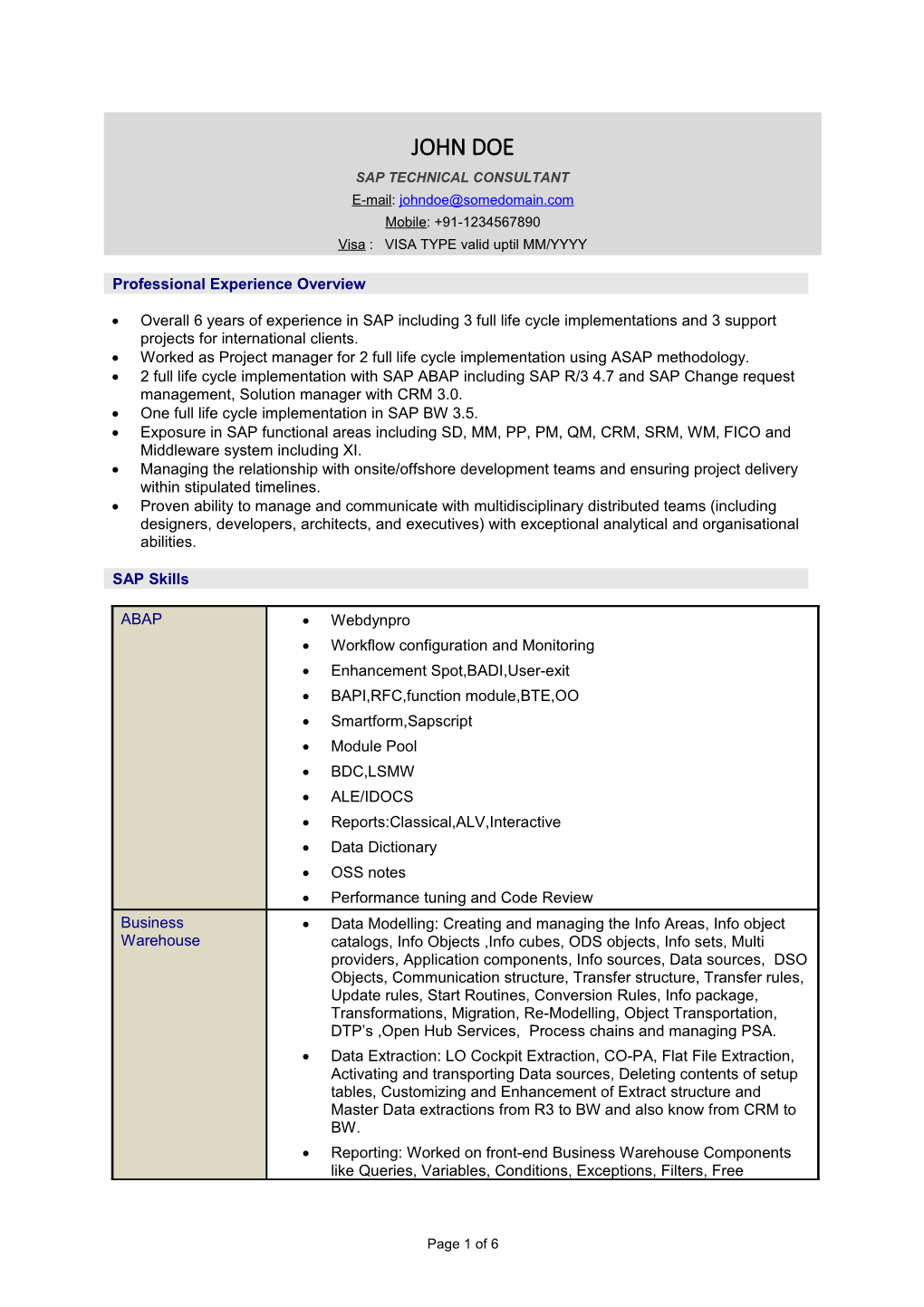 Worked As Project Manager for 2 Full Life Cycle Implementation Using ASAP Methodology