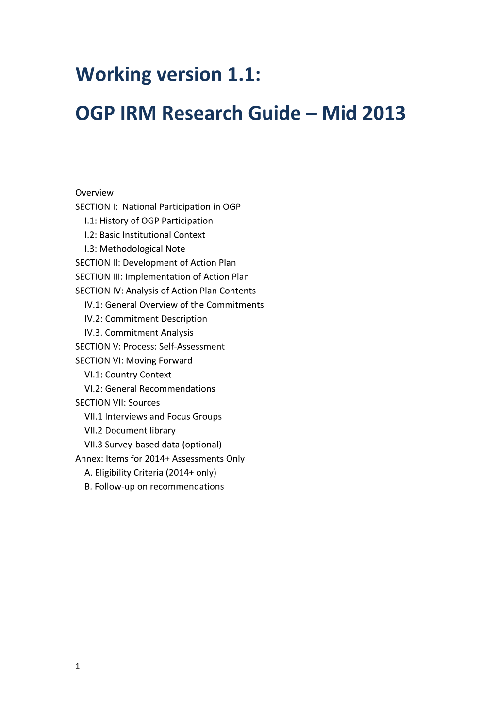 OGP IRM Research Guide Mid 2013