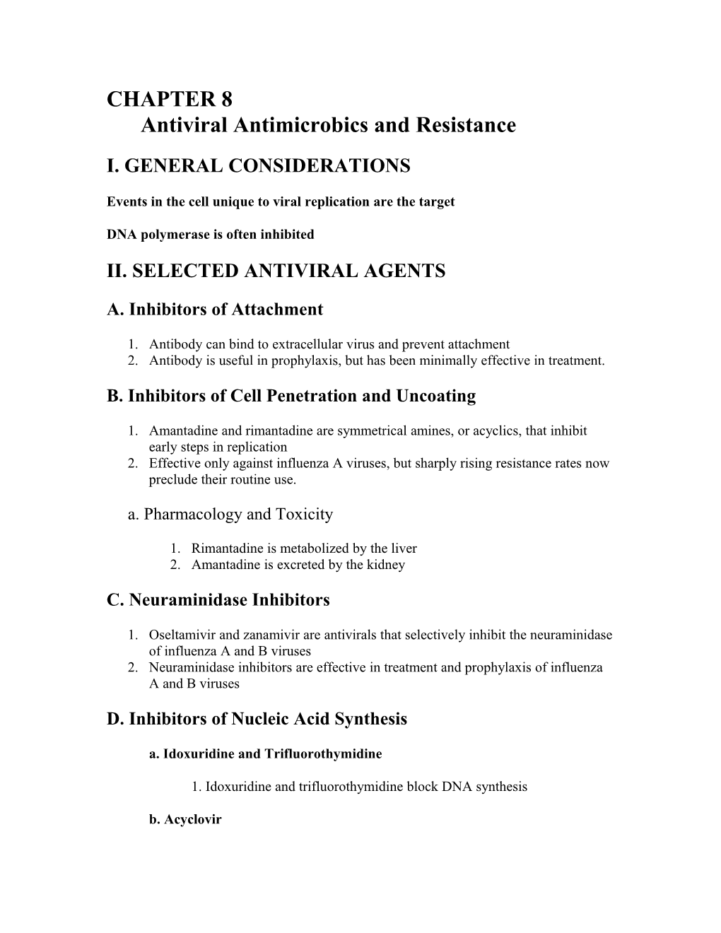 CHAPTER 8Antiviral Antimicrobics and Resistance