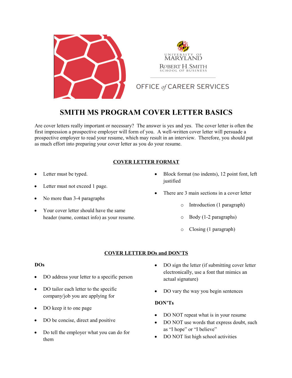 Smith Ms Programcover Letter Basics