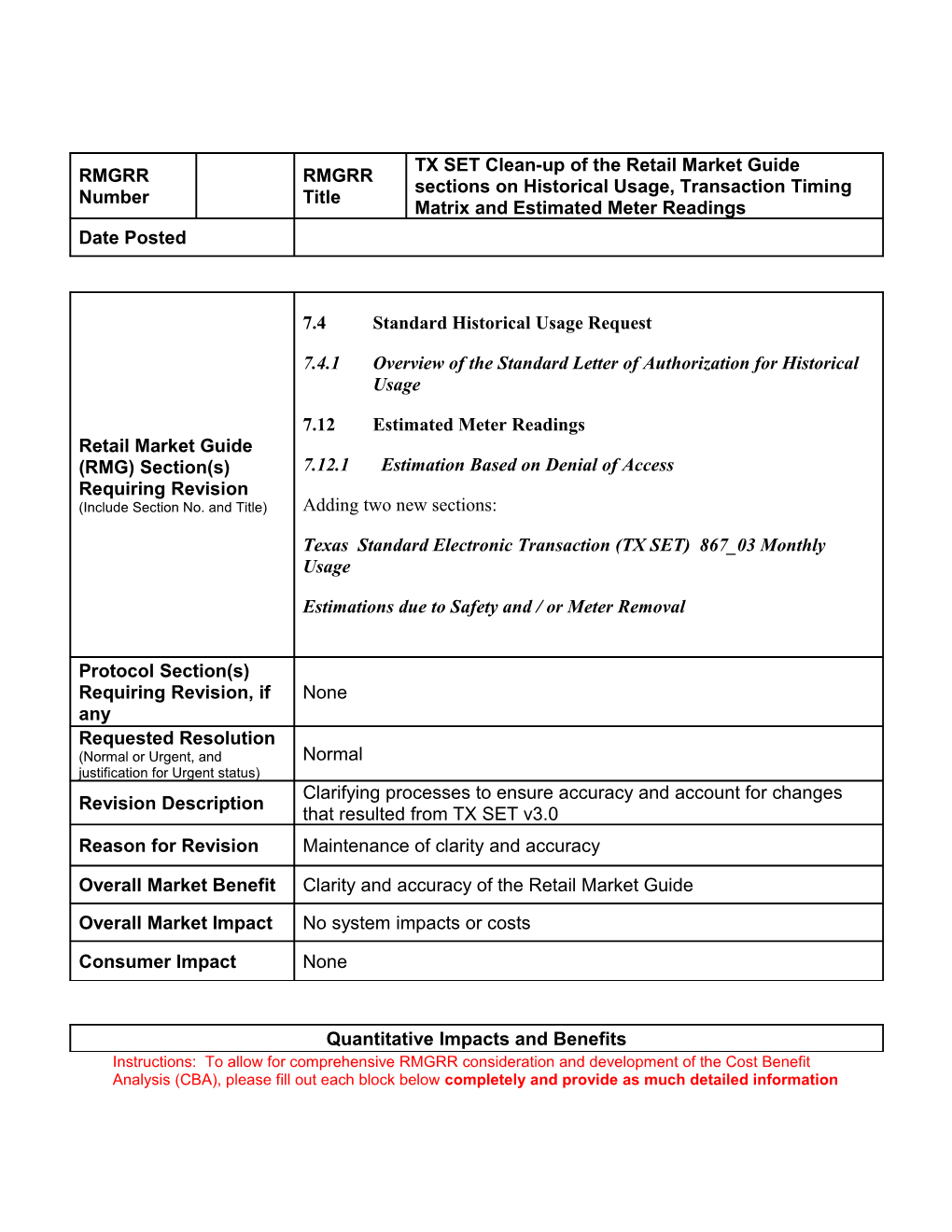 7.4.1Overview of the Standard Letter of Authorization for Historical Usage