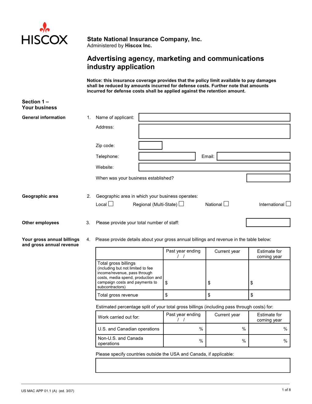 State National Insurance Company, Inc