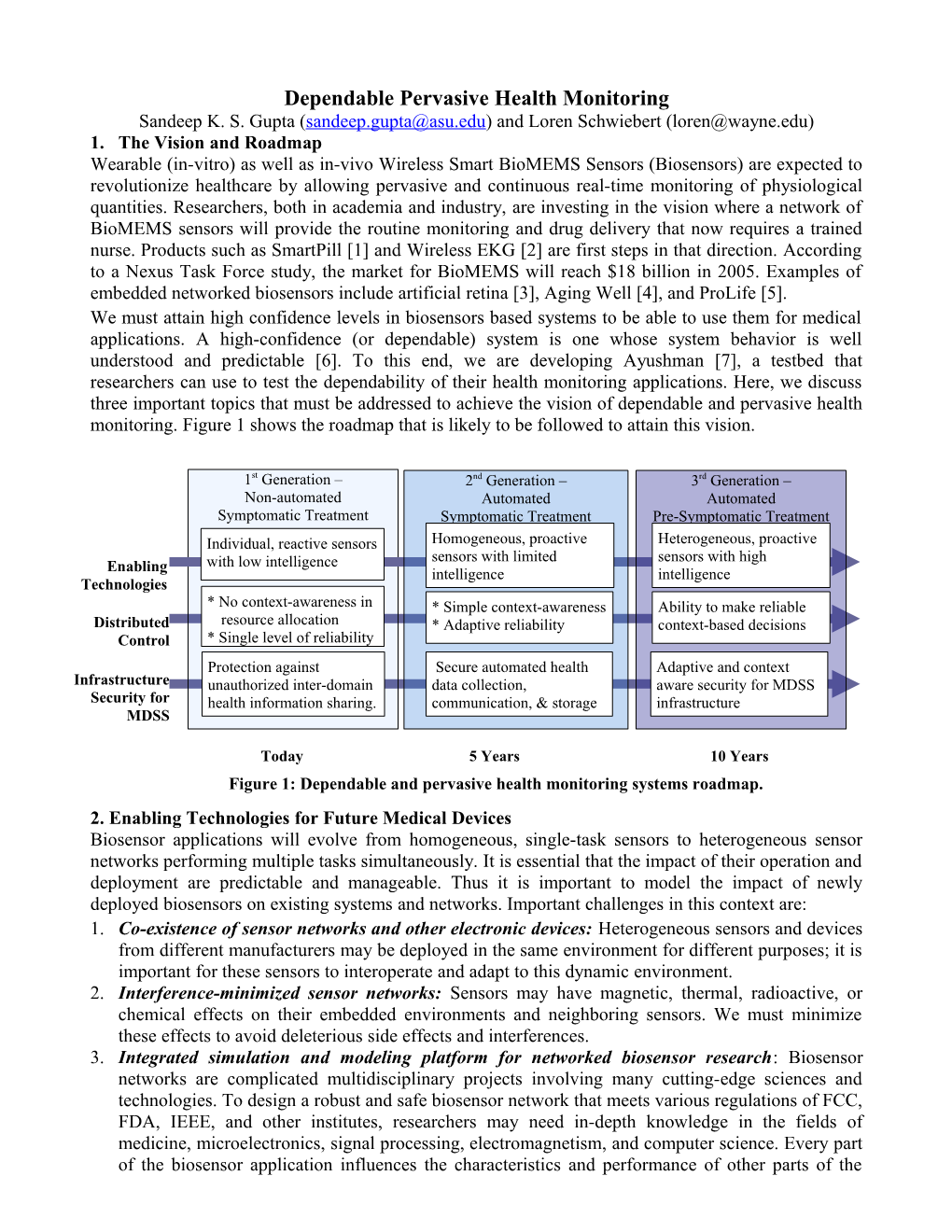 Distributed Control and Sensing of Networked Medical Device Systems