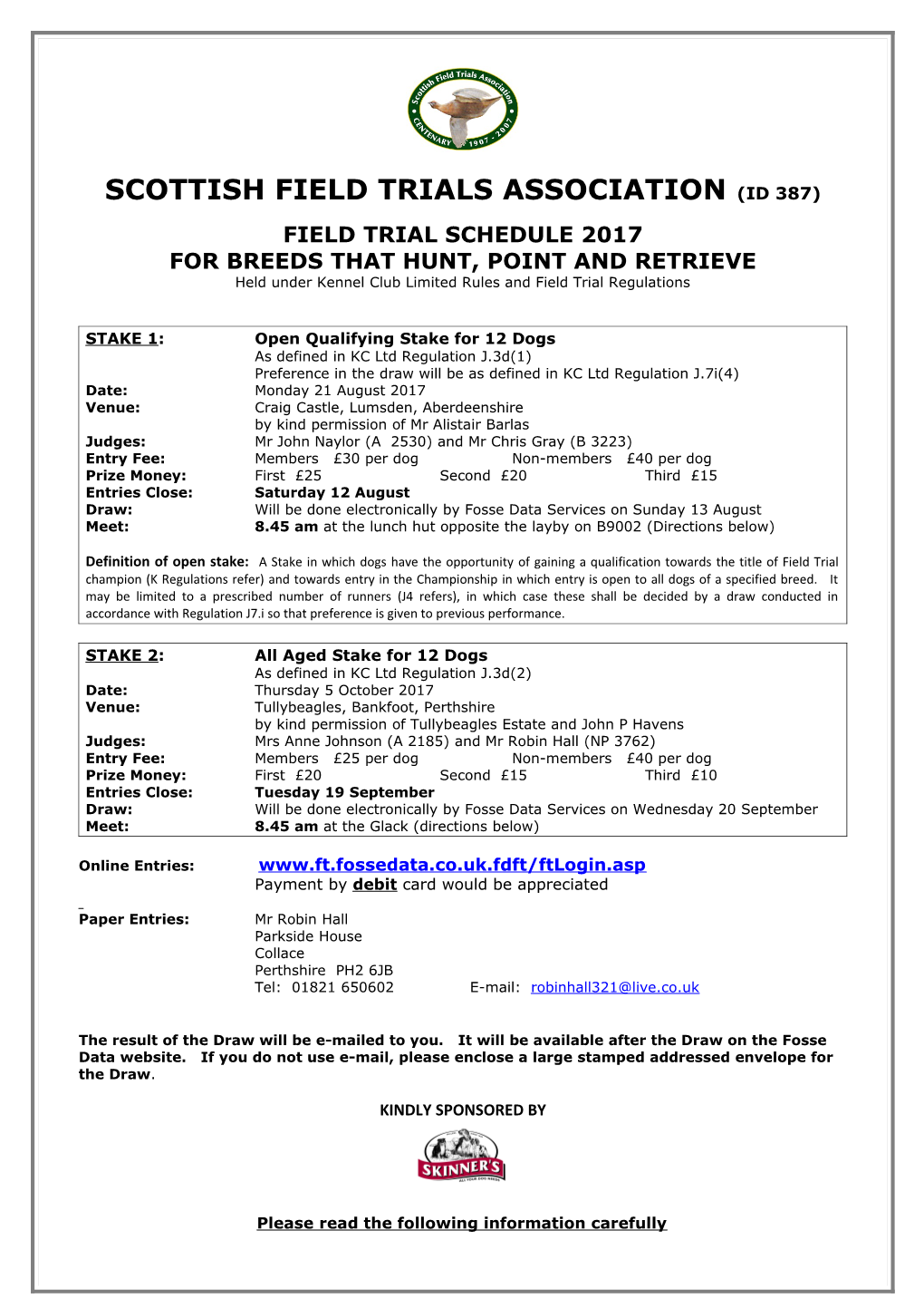 Scottish Field Trials Association (Id 387)