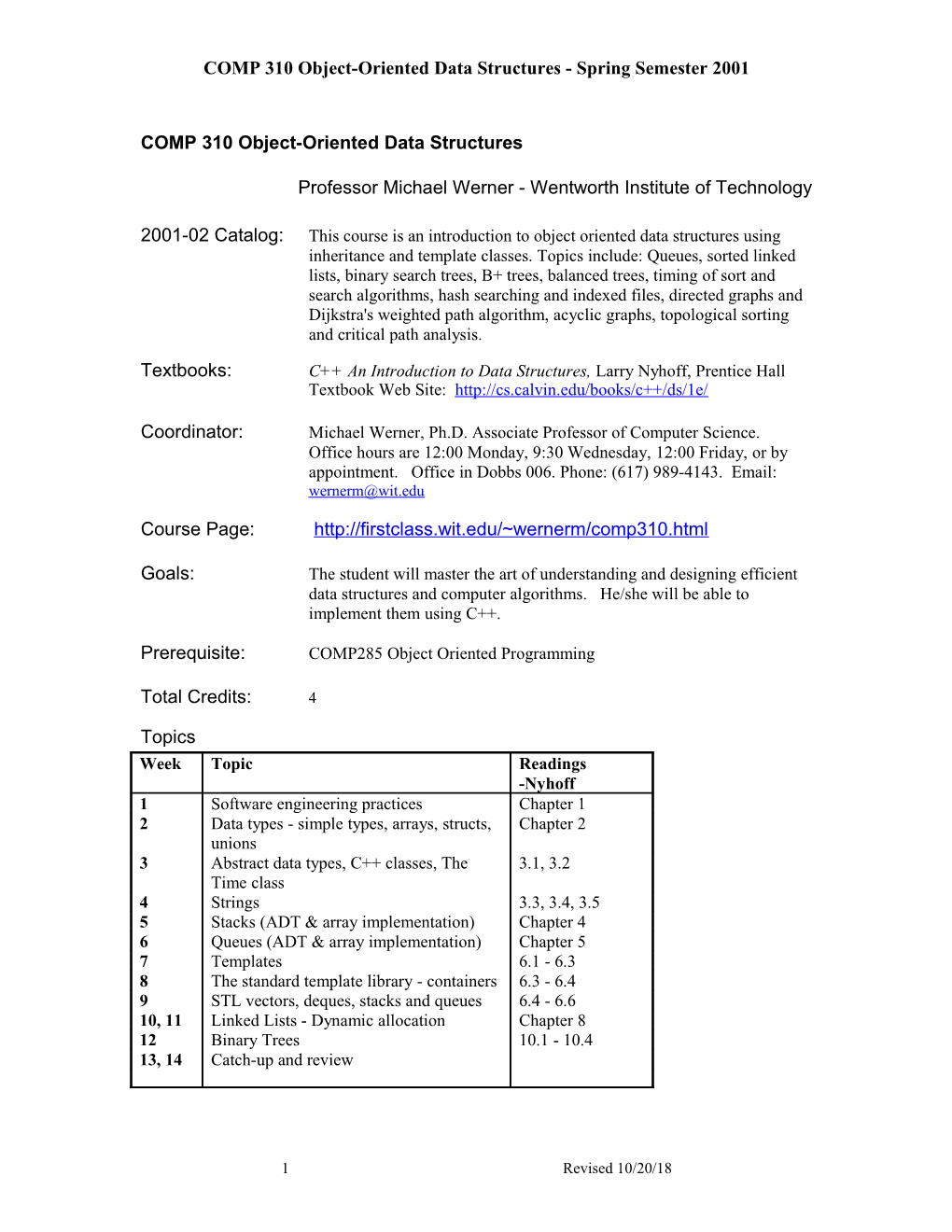 1994-95 Catalog Data:	the Course Discusses the Concept of DSS and Its Role in Helping Managers