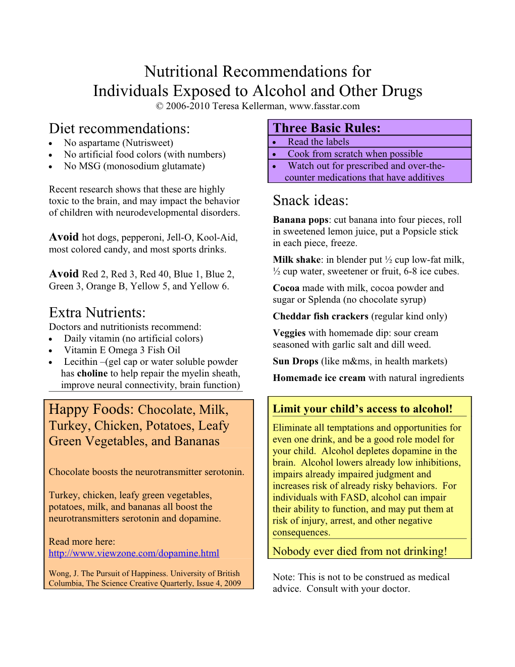 Individuals Exposed to Alcohol and Other Drugs