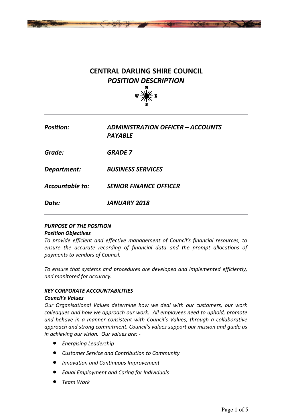 Central Darling Shire Council