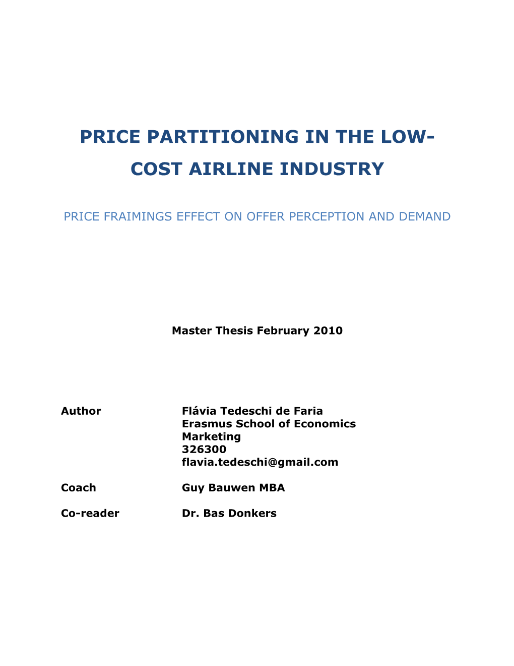 What Is Partitioned Pricing