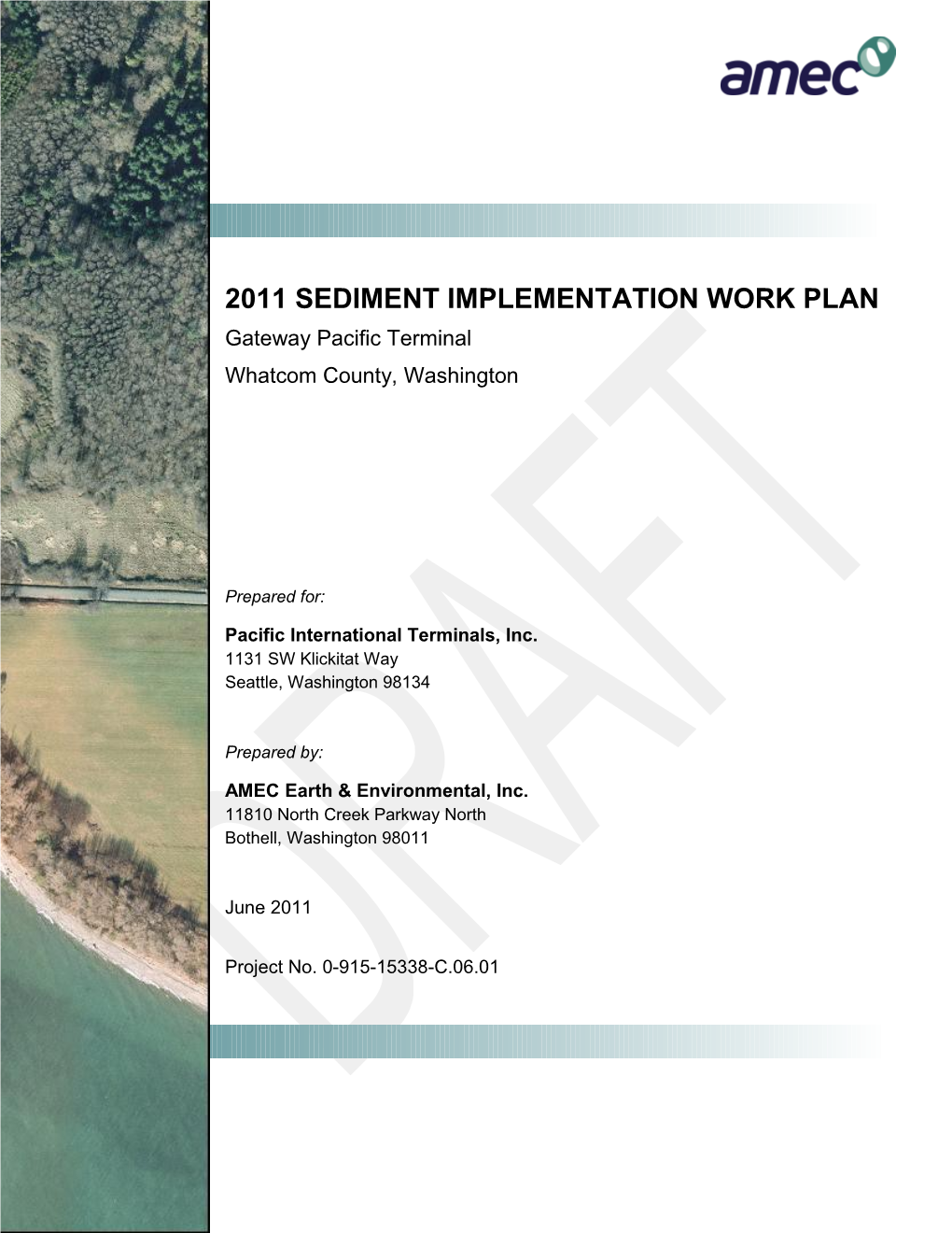 2011 Sediment Implementation Work Plan