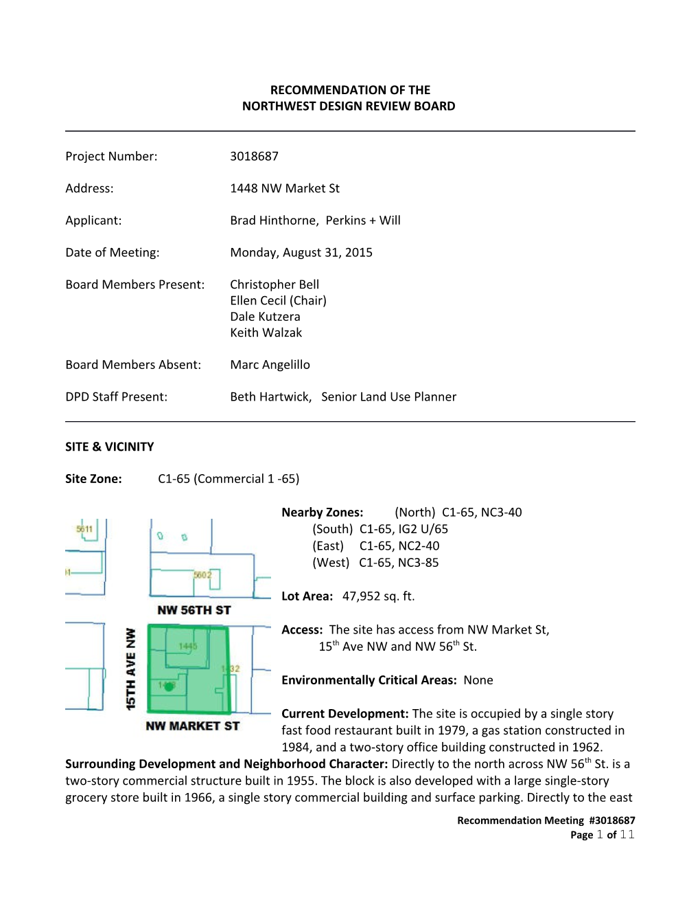 Northwest Design Review Board