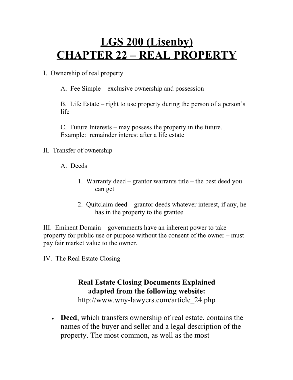 Real Estate Closing Documents Explained