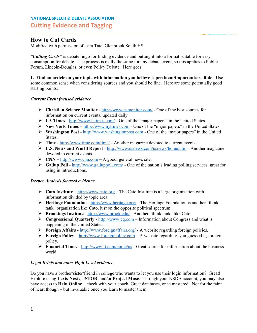 Nsda LESSON PLAN TEMPLATE