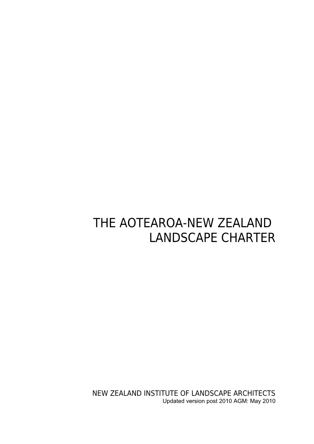 The Aotearoa/New Zealand