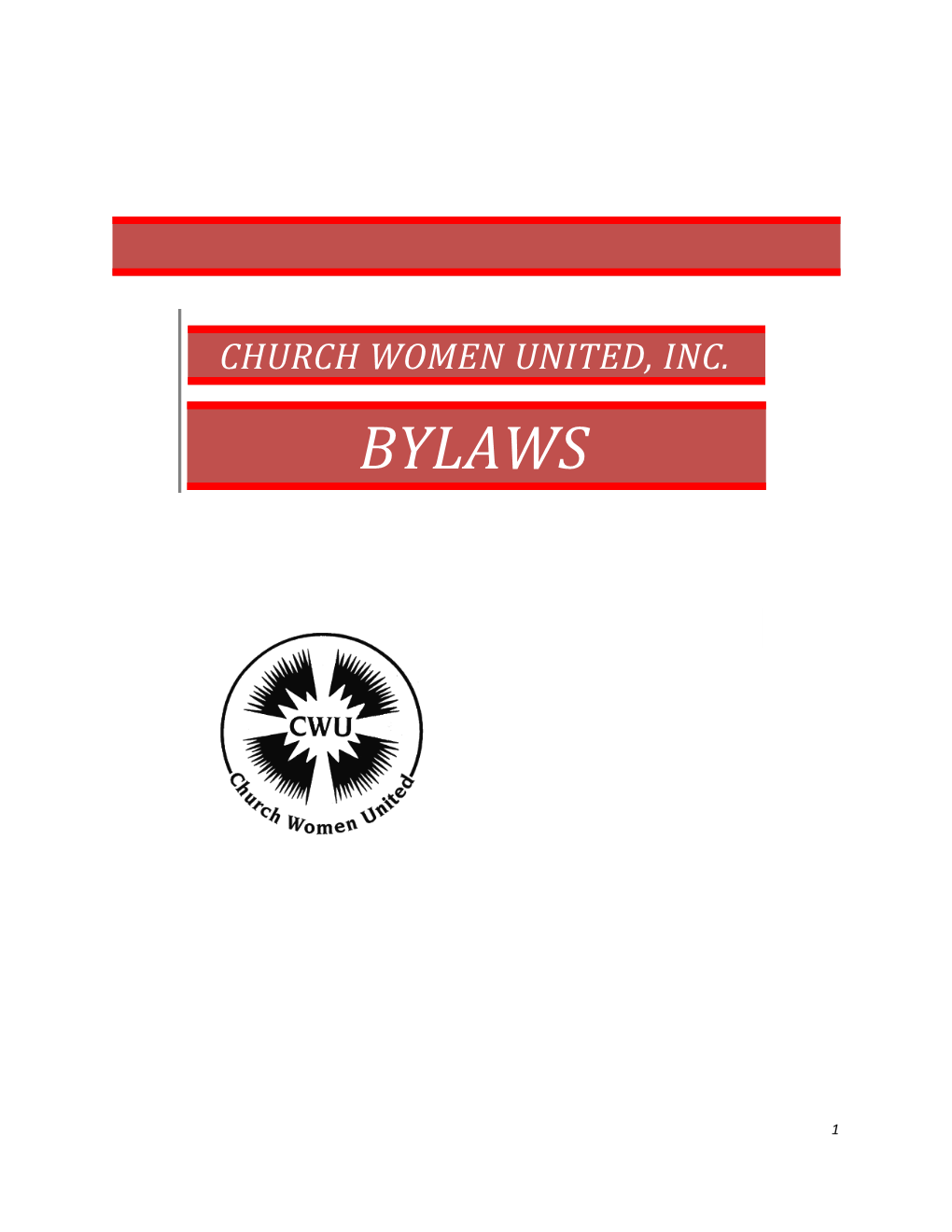 Bylaws of Church Women United, Inc