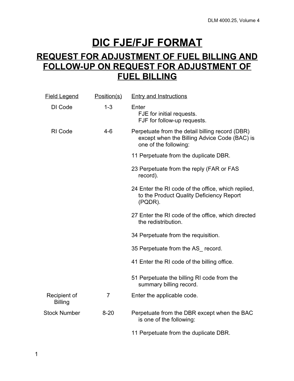 Ap3.15 Request for Adjustment of Fuel Billing