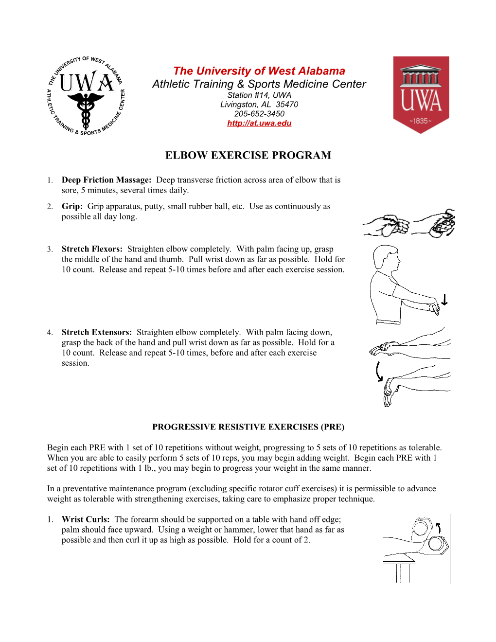 Elbow Rehabilitation Protocol
