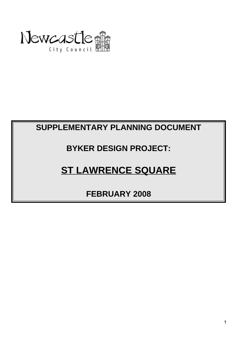 Byker Design Project: St Lawrence Square