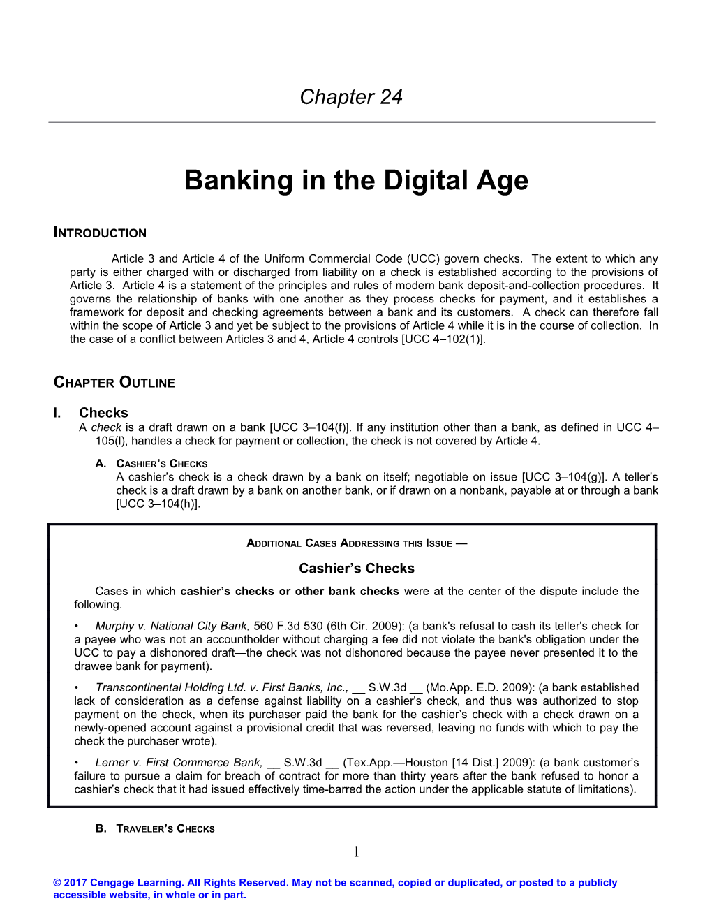 Banking in the Digital Age