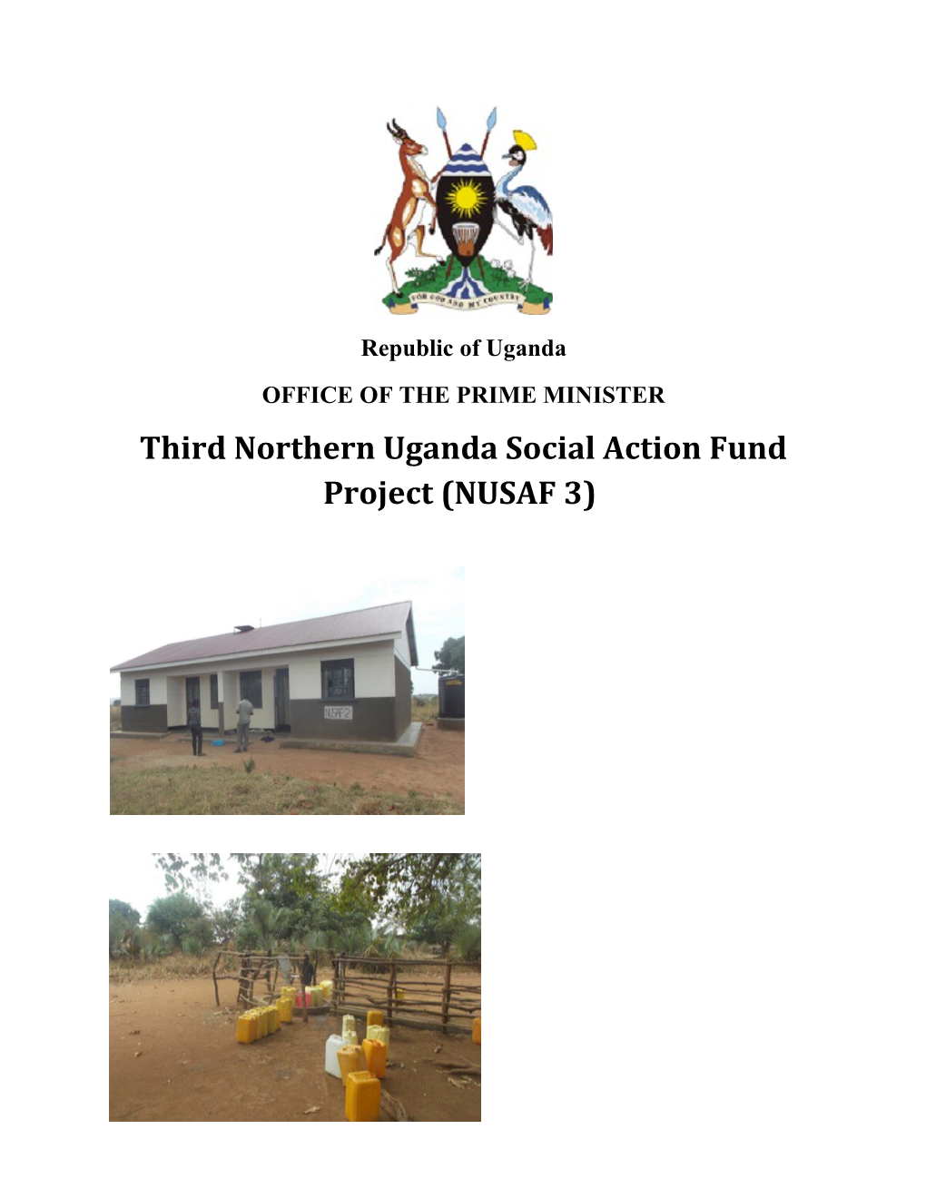 Third Northern Uganda Social Action Fund Project (NUSAF 3)