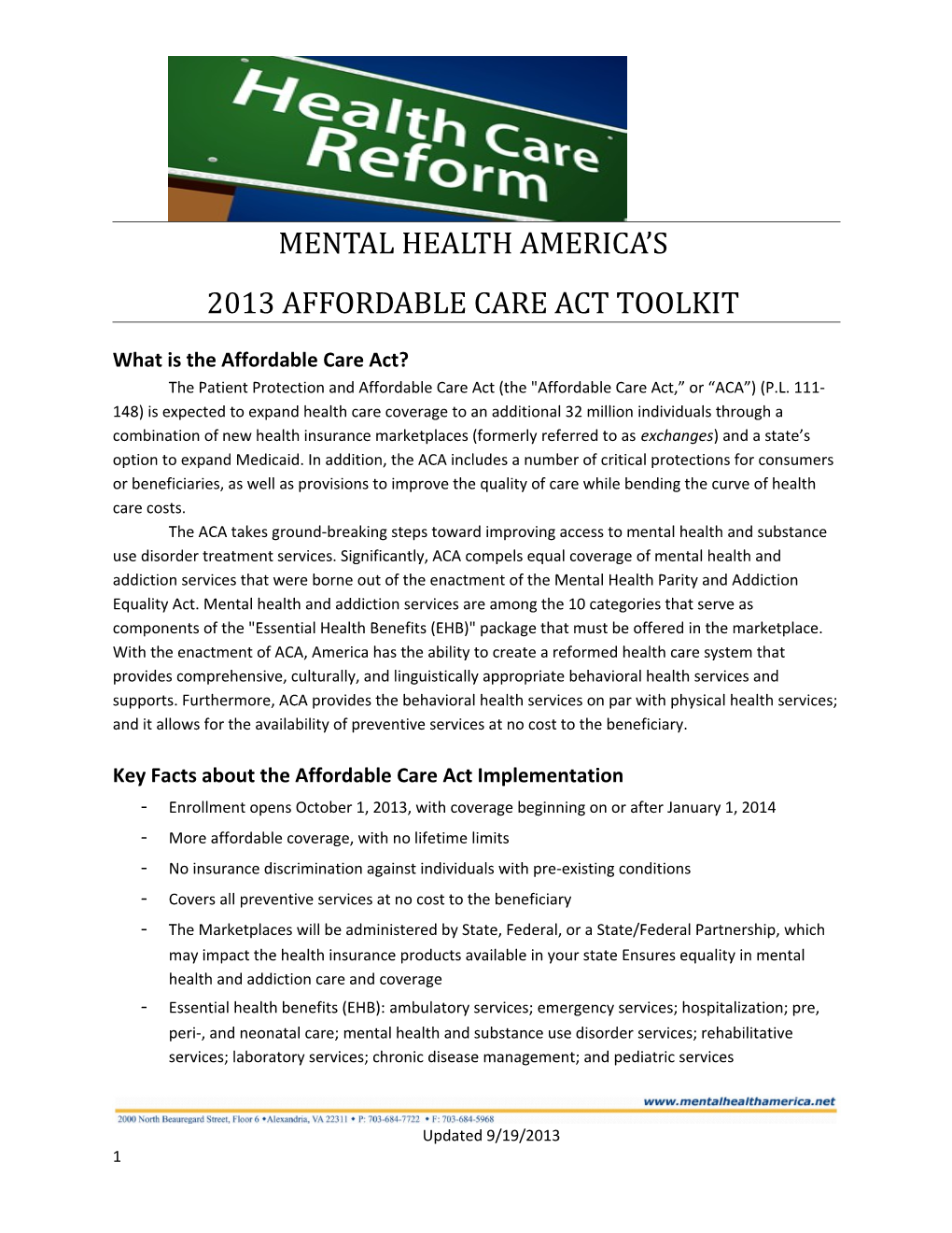 What Is the Affordable Care Act?