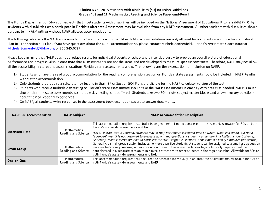 SD Inclusion Guidelines P/P (*, 9/25/2014)