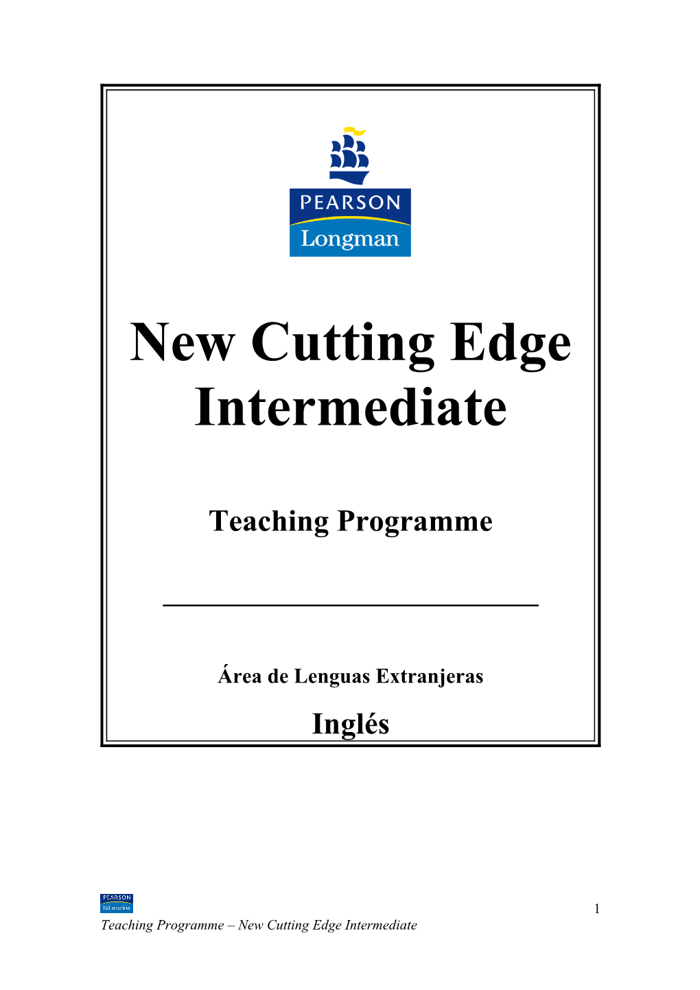 Programación De Cutting Edge Elementary