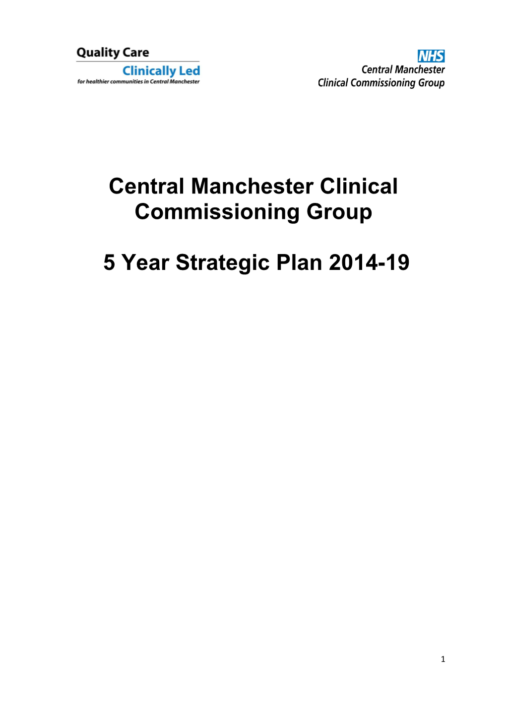 Central Manchester Clinical Commissioning Group