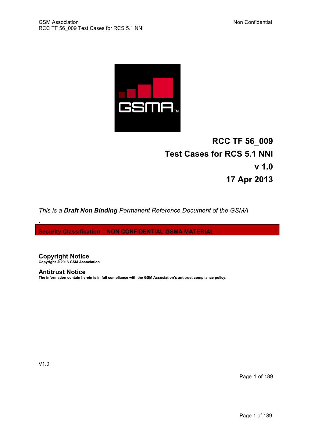 Combined Uniform Sheet and Non Confidential PRD Template