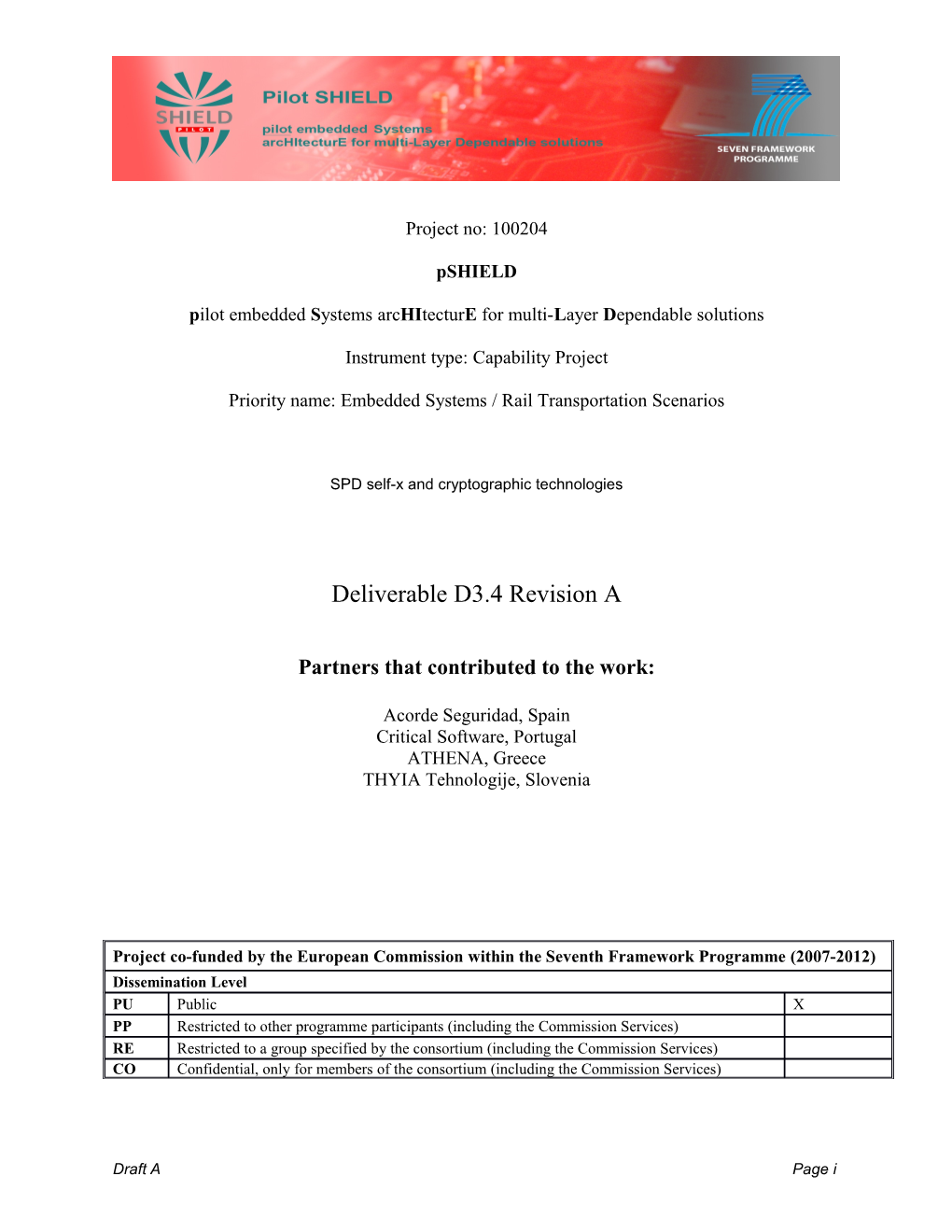 SPD Self-X and Cryptographic Technologies