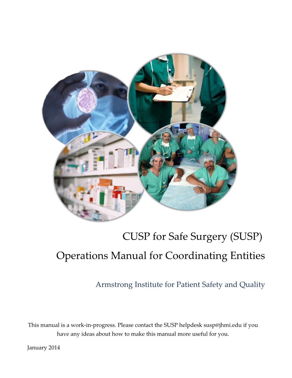 State Hospital Association Project Coordinators Operational Manual
